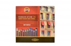 סט 24 פסטל רך Toison D'or KOH-I-NOOR