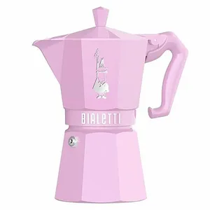 מקינטת Bialetti Moka Exclusive ל-6 כוסות בגוון ורוד פסטל