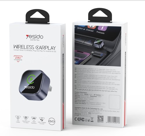 מתאם CarPlay אלחוטי Yesido KM31