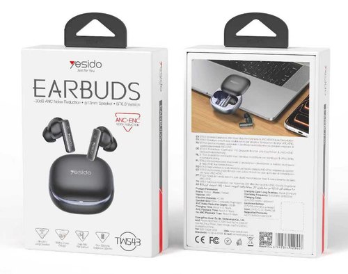 אוזניות Bluetooth אלחוטיות עם סינון רעשים ANC+ENC Yesido TWS43