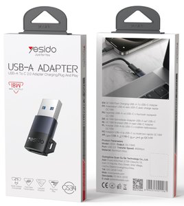 מתאם OTG מ-USB-A ל-USB-C Yesido GS34
