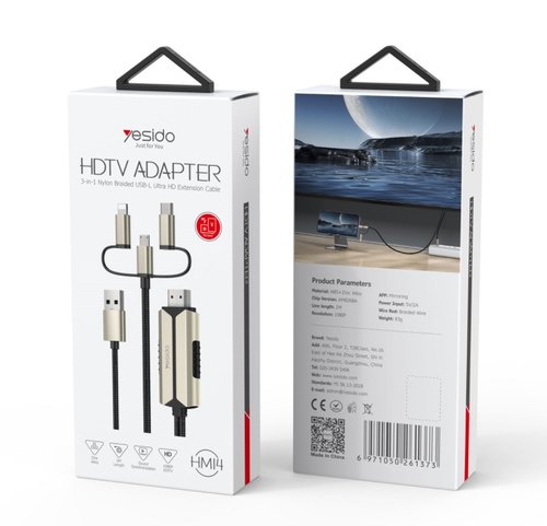 כבל HDMI Yesido HM14