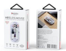 עכבר אלחוטי 2.4G + Bluetooth Yesido KB29 - לבן