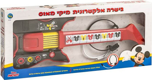 גיטרה אלקטרונית מיקי מאוס + אוזניית מדונה 2094