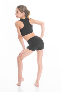 טופ כתפייה רחבה וגב מתאבק כותון לייקרה ACTIVE
