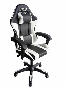 כיסא גיימינג בצבע לבן 7008W מבית LEVEL UP