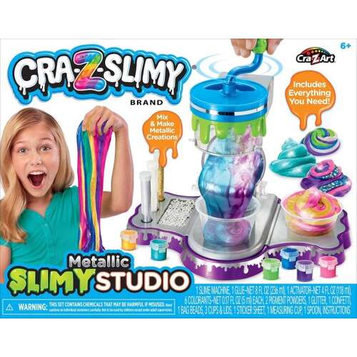 ערכת סטודיו סליים מטאלי CrazArt Cra-Z-Slimy