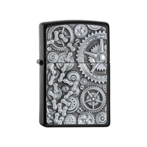 מצית זיפו גלגלי שיניים תלת-מימד - ZIPPO