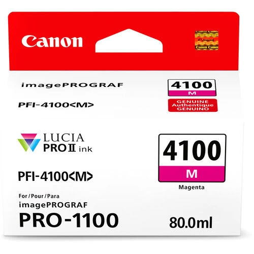 ראש דיו מקורי מג'נטה Canon PFI-4100M