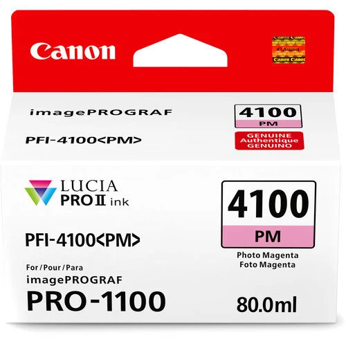 ראש דיו מקורי פוטו מג'נטה Canon PFI-4100PM