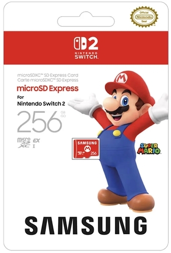 NINTENDO SWITCH 2 SAMSUNG MICROSD EXPRESS CARD 256 GB