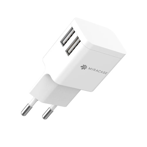 מטען קיר Miracase MWC244 2.4A 2 USB