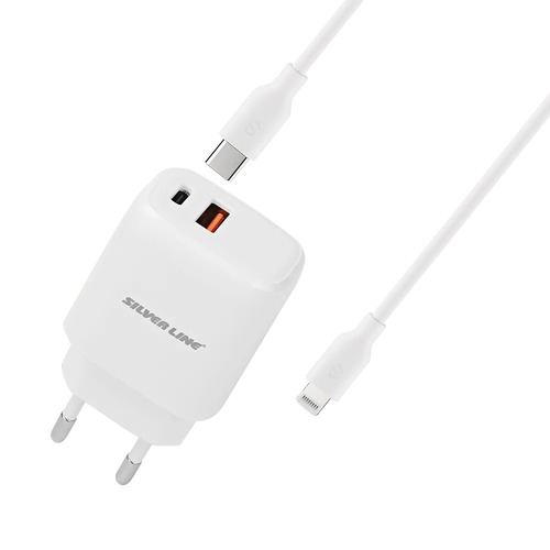 מטען קיר 18W+20Wכולל כבל Miracase Iphone SL