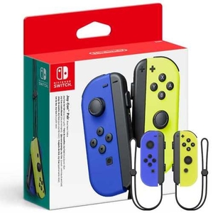 Nintendo Switch JoyCons blue yellow