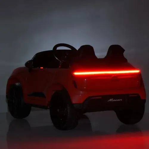 ג'יפ ממונע 12V לילדים פורשה מקאן Porsche Macan עם שלט חכם והנעה 4X4 - צהוב
