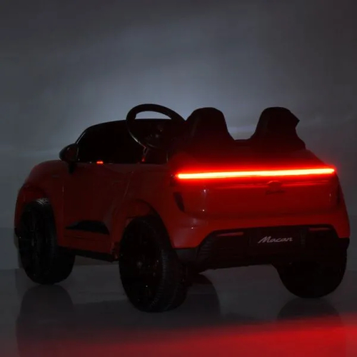 ג'יפ ממונע 12V לילדים פורשה מקאן Porsche Macan עם שלט חכם והנעה 4X4 - צהוב