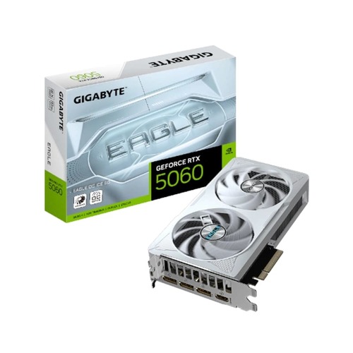 תמונה של כרטיס מסך Gigabyte GeForce RTX 5060 EAGLE ICE 8GB