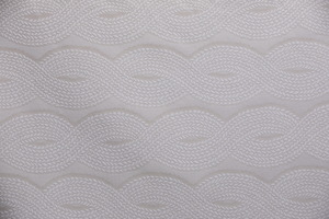 דוגמית בד אריגה גאומטרי מקולקציית quilt במוקה