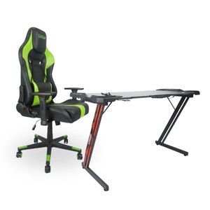 שולחן גיימינג פלוס כיסא גיימינג BANDEL7062 מבית LEVEL UP