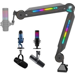 מיקרפון +סטנד RGB BOOM ARM T90