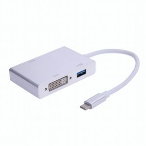 ממיר TYPE C TO VGA/HDMI/USB/TYPEC
