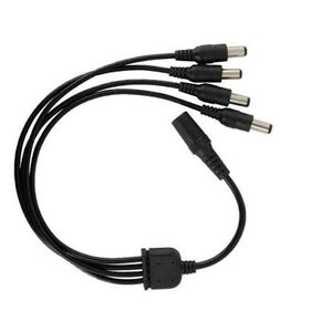 כבל מתח מתפצל 1/4 למצלמות אבטחה DC PLUG