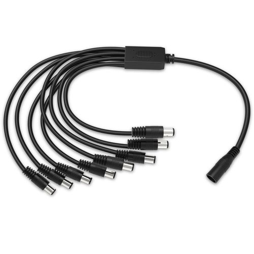 כבל מתח מתפצל 1/8 למצלמות אבטחה DC PLUG