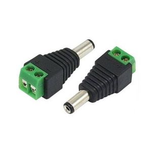 קונקטור למצלמת אבטחה חוטים ברגים ירוק DC Power Plug