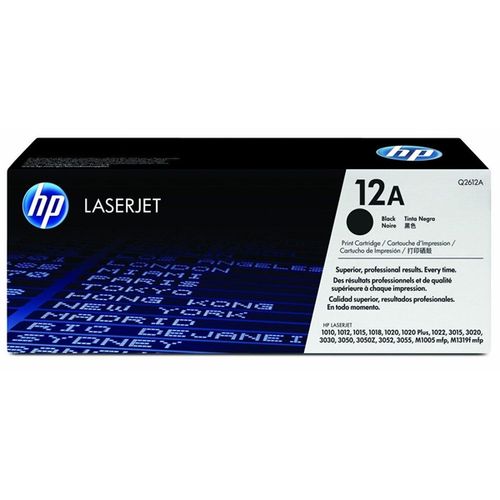 טונר תחליפי HP Q2612A Black 1010 1012