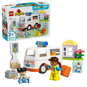 לגו DUPLO®‎ - אמבולנס ונהג (10447) LEGO
