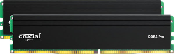 זכרון לנייח Kit 2X16GB 3200Mhz C22  Crucial Pro DDR4 32GB