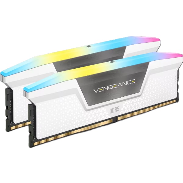 זכרון לבן לנייח Corsair Vengeance RGB 32GB 2X16 DDR5 6000MHz C30