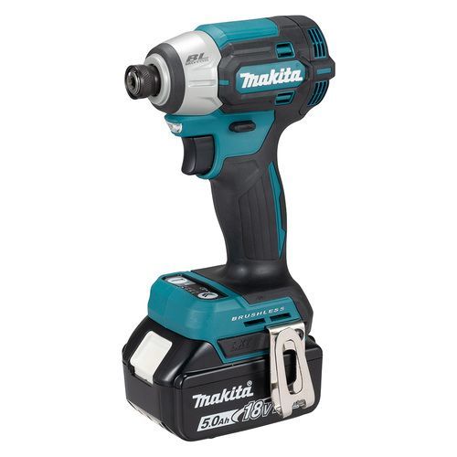 סט 2 כלי עבודה נטענים מקצועי 18V BL עם 2 סוללות 5Ah ומטען MAKITA DLX2128TX1 מקיטה