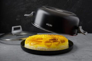 סט סיר אורז (מקלובה) 30 ס''מ 8.6 ליטר + מגש אורז  SOLTAM Culinary Flip  סולתם
