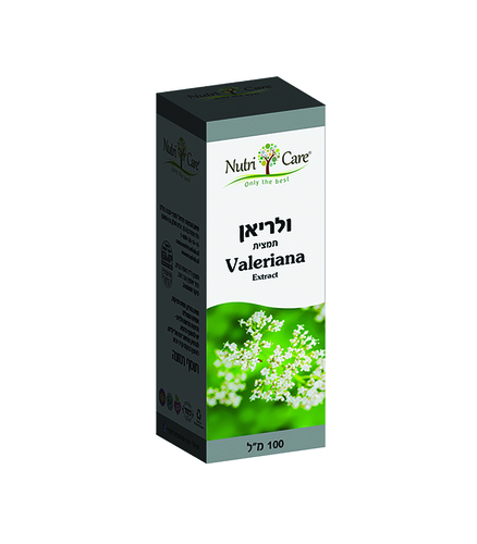 תמצית ולריאן Valeriana edulis נוזלית 100 מ״ל | נוטרי קר Nutri Care