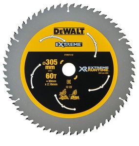 להב מסור עגול לעץ 305 מ"מ 60 שיניים - DEWALT DT99575 EXTREME