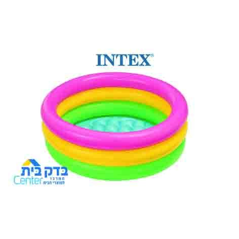 בריכה עגולה צבעונית 86*25