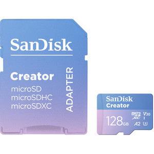 כרטיס זיכרון SanDisk Creator Series UHS-I microSDXC 128GB