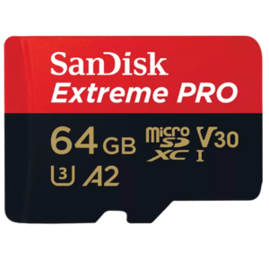 כרטיס זיכרון SanDisk Extreme Pro A2 MicroSDXC 64GB