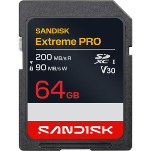 כרטיס זיכרון SanDisk Extreme Pro A2 SDXC 64GB
