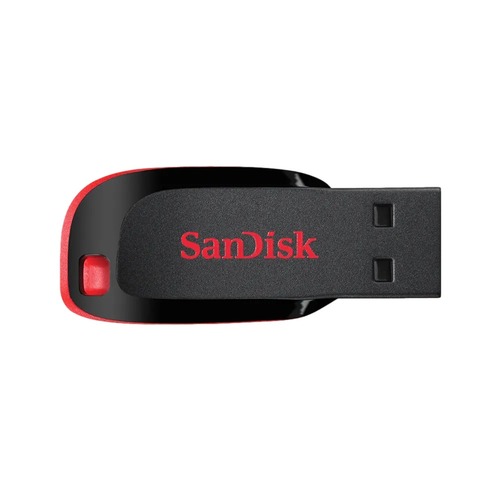 זיכרון נייד צבע שחור SanDisk Cruzer Blade Z50 16GB
