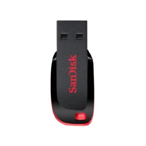 זיכרון נייד צבע שחור-אדום SanDisk Cruzer Blade Z50 64GB