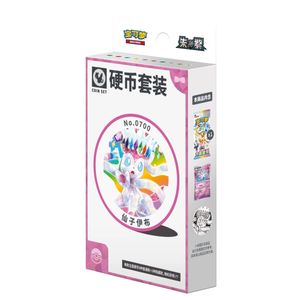 קלפי פוקימון מארז מטבע סיני POKEMON  -  TERASTAL GATHERING  # CSV9.5C  -  SYLVEON MYSTERY COIN SET (CHINESE)
