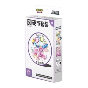 קלפי פוקימון מארז מטבע סיני Pokémon Chinese Coin Set Terastal Gathering - Espeon