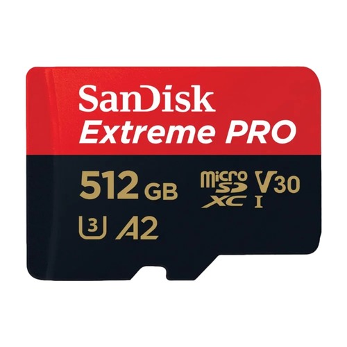 כרטיס זיכרון SanDisk Micro S.D Ex 4K 200S 512GB