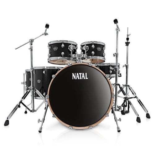 מערכת תופים Arcadia UF22 בצבע שחור מבית Natal Drums