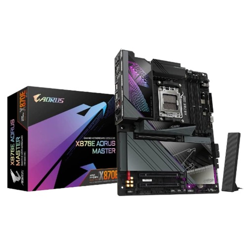 תמונה של לוח אם GIGABYTE X870E AORUS MASTER WIFI 7 ATX DDR5 AM5 5GBE LAN