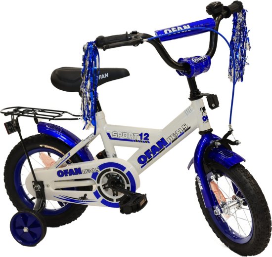 אופני ילדים מידה 12" כחול