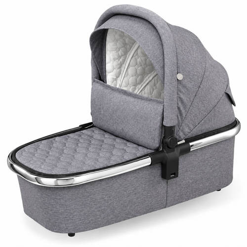 עגלת תינוק משולבת Pure Pearl Grey אפור פנינה Mee-Go