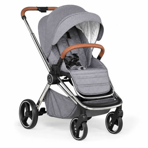 עגלת תינוק משולבת Pure Pearl Grey אפור פנינה Mee-Go